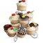 13 Cups Wedding Party 3 Tier Metal Wire Cupcake Stand