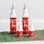 Set of 4 Cruet, Salt &Pepper Bottle, Oil &Vinegar Bottle, Ceramic With Decal Printing
