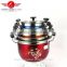 yellow high quality wholesale stainless steel cooking pot set/stainless steel camping pot