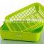 plastic kitchen room water stariner dish rack