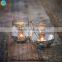 different sized mason jars Gery Glass TeaLight with Tree Pattern