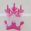 Hotsale Customized LOGO Flower Shape Plastic Popsicle Mold