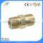 Brass hex nipple tube fitting male nipple/copper fitting