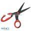 SHO0038/39/40 new handle design straight black blade scissors