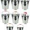 Wholesale metal bucket stainless steel champagne bucket with lid