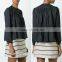 Hot Sale Nice Design Women Executive Pleated Silk Shirts 2016