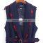 New Design Navy Blue School Long Waistcoat Design For Girls