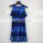 Girl's stock fashion dip dye washed colder shoulder summer dress