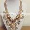 Brand Fashion Large Crystal Stone Alloy Charms Necklaces