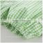 High quality 100%cooton kids clothes green gingham bubble wholesale newborn baby clothes romper