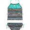 Girls Nylon/spandex Floral AOP Swimsuit
