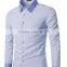 MC1116 2016 best quality pretty price stand collar men shirt for business