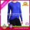 Blank raglan long sleeve black new model 95%cotton5%elastane sport t shirt