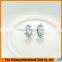 Fashion Sun Flower White Cubic Zircon Stone Earring
