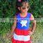 4th of July vintage baby clothes child smocked gilr star dresses