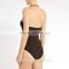 Wholesale High Quality Multi Color Women's Sexy Bandeau Style Halterneck One Piece Swimsuit