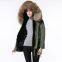 2016 new fashion good quality faux fur lining women Winter Jacket