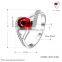 NEW 2017 Fashion Zircon Gemstone 925 Silver Fashion Wedding Jewelry CZ Rings Size 7,8