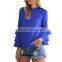 New products best-selling blouse collar neck designs