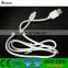 Factory customizable PVC 20 Am high speed USB cable 5 pin micro USB data cable for android phones