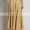 Bohemian Costumes Women 100% Cotton Long Maxi Skirts Wholesale NT6415