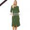 2017 Fashion Clothing Half Sleeves Latest Western Dress Patterns For Ladies