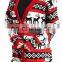 High Quality Women Oversized Colorful Buttons Knit Deer Pattern Christmas Ugly Long Cardigan Sweater