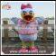 Funny Daisy duck mascot costume, plush animal cartoon figure costume