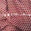 Red & White Dots Printing Blended Nature Fabric 12 mm Silk Cotton