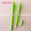 Philippines cheapest stationery wholesale kids fancy colored plastic soybean shaped gel ink pens with custom logo