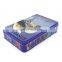 Rectangular tourism cookie biscuit tin container box