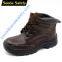 Crazy horse leather safety shoes