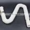 Factory price bathroom accessories durable and low price PVC flexible waste drain pipe waste pipe