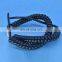 spring ethernet cable/spring loaded cable reel Low Voltage Flexible Retractable Spiral Spring Coiled Cable