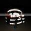 Adjustable size small pet collar dog cat night light collar with cute bell