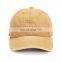 Adjustable Pure Color Waterproof Low Profile Baseball Cap Hat for Sports