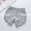 Fashion children Girls Pants Rib Cotton Solid Color Lace Kids Girl Shorts