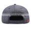 Customize jean fabric snapback cap hat 6 panel denim snapback cap custom logo cap