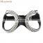 Small and medium pets rolls of bling rhinestone real leather dog harness