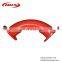 epoxy coating ductile iron pipe fitting double flanged bend connect flange