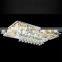 Mmodern romantic crystal ceiling LED lights for master bedroom