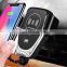 Fast car phone wireless charger For iPhone X 8 For Samsung S9 Plus Mobile Phone Holder For HUAWEI P20 wireless charger magnetic