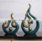 Hot selling abstract art custom porcelain handmade craft statue for home decoration ornament