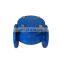 din standard ductile cast iron ggg50 di double flanged flexible swing check valve dn100 pn16