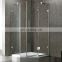 Simple glass stainless steel shower room