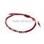 love wax string woven brass beads bracelet flower multilayer wrap bracelet