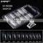 10 Sizes 500pcs Natural Color French Acrylic Europe Style Half Cover False Nails Tips for Nail Salons or DIY at home