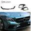 E-CLASS W213 b style carbon fiber front lip and carnard fit for 2014y~2017y W213 E63 front bumper and front lip cover