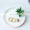 Plants Cactus Succulent Ceramic Ring Dish Plate Jewelry Tower Display Holder Organizer Trinket Tray Valentines Birthday Gifts