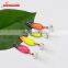 Free Samples colorful Artificial Mini 5g metal fishing lure trolling spoon baits with Feather hook